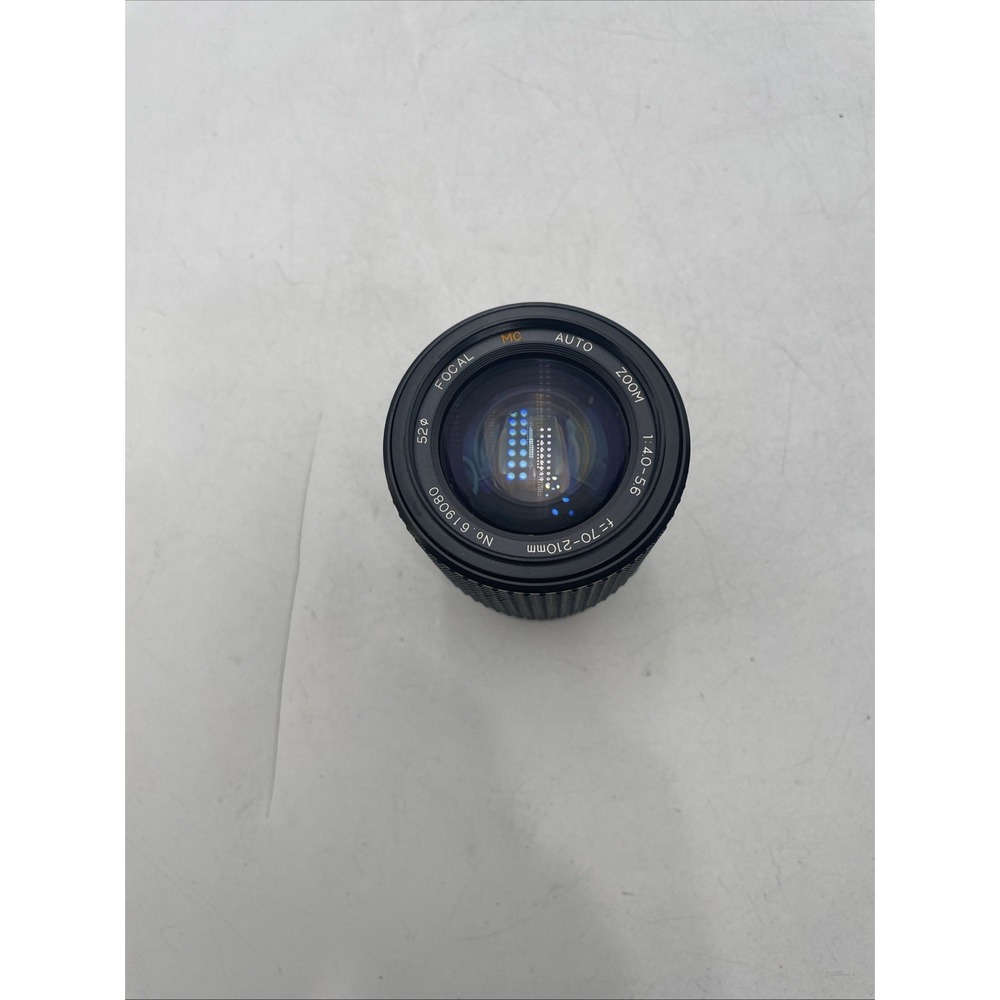 Focal MC Auto Zoom 1:4.0-5.6  f =70-210mm Camera Lens